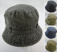 Washed Denim Bucket Hat